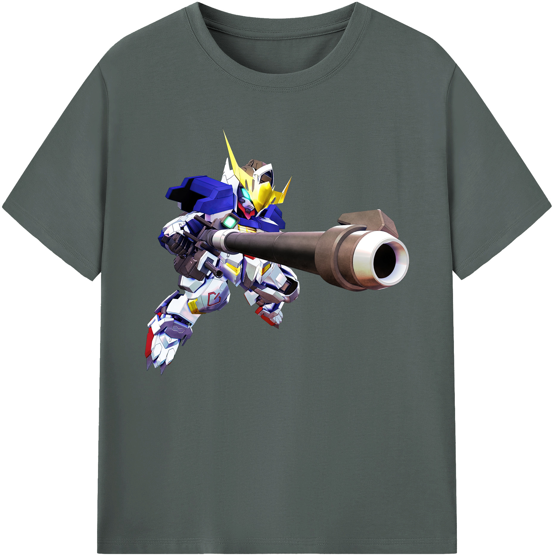 （画像用） 機動戦士ガンダム Mobile Suit Gundam 綿100％ メンズ半袖Tシャツ｜肌触りやわらか＆通気性